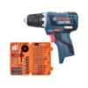 Bosch GSR 12V-20 12V Brushless Drill Driver With 56 Piece Drill & Screwdriver Bit Set -ToolMax Store 06019d4002 kit 13 1