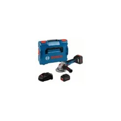 Bosch GWS 18V-10 SC A/Grinder With 2x 5Ah Batt. Charger,Case