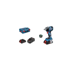 Bosch GDS 18V-200 C I/wrench With 2x 4Ah Batt. Charger,Case