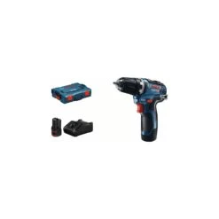 Bosch GSR 12V-35 Drill Driver With 2x 3Ah Batt. Charger,Case