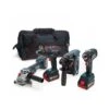 Bosch 0615990M2B 18V 4 Piece Cordless Power Tool Kit With 3 X 4.0Ah Batteries, Charger & Tool Bag -ToolMax Store 0615990m2b 1