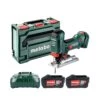 Metabo STA 18 LTX 100 18V Body Grip Cordless Jigsaw With 2 X 4.0Ah Batteries, Charger & MetaBOX -ToolMax Store 601002840 kit 4