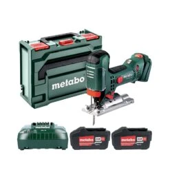 Metabo STA 18 LTX 100 18V Body Grip Cordless Jigsaw With 2 X 4.0Ah Batteries, Charger & MetaBOX