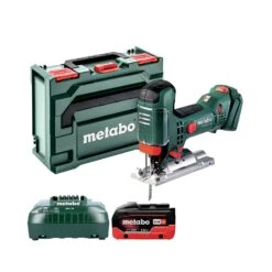 Metabo STA 18 LTX 100 18V Body Grip Cordless Jigsaw With 1 X 5.5Ah Battery, Charger & MetaBOX