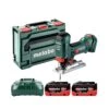 Metabo STA 18 LTX 100 18V Body Grip Cordless Jigsaw With 2 X 5.5Ah Batteries, Charger & MetaBOX -ToolMax Store 601002840 kit 8