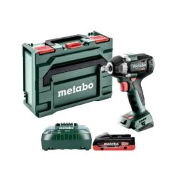 Metabo SSW 18 LT 300 BL 18V Cordless Brushless 1/2" Impact Wrench With 1 X 4.0Ah Battery, Charger & MetaBox