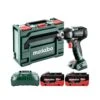 Metabo SSW 18 LT 300 BL 18V Cordless Brushless 1/2" Impact Wrench With 2 X 5.5Ah Batteries, Charger & MetaBox 1 Metabo SSW 18 LT 300 BL 18V Cordless Brushless 1/2" Impact Wrench With 2 X 5.5Ah Batteries, Charger & MetaBox -ToolMax Store 602398840 kit 8