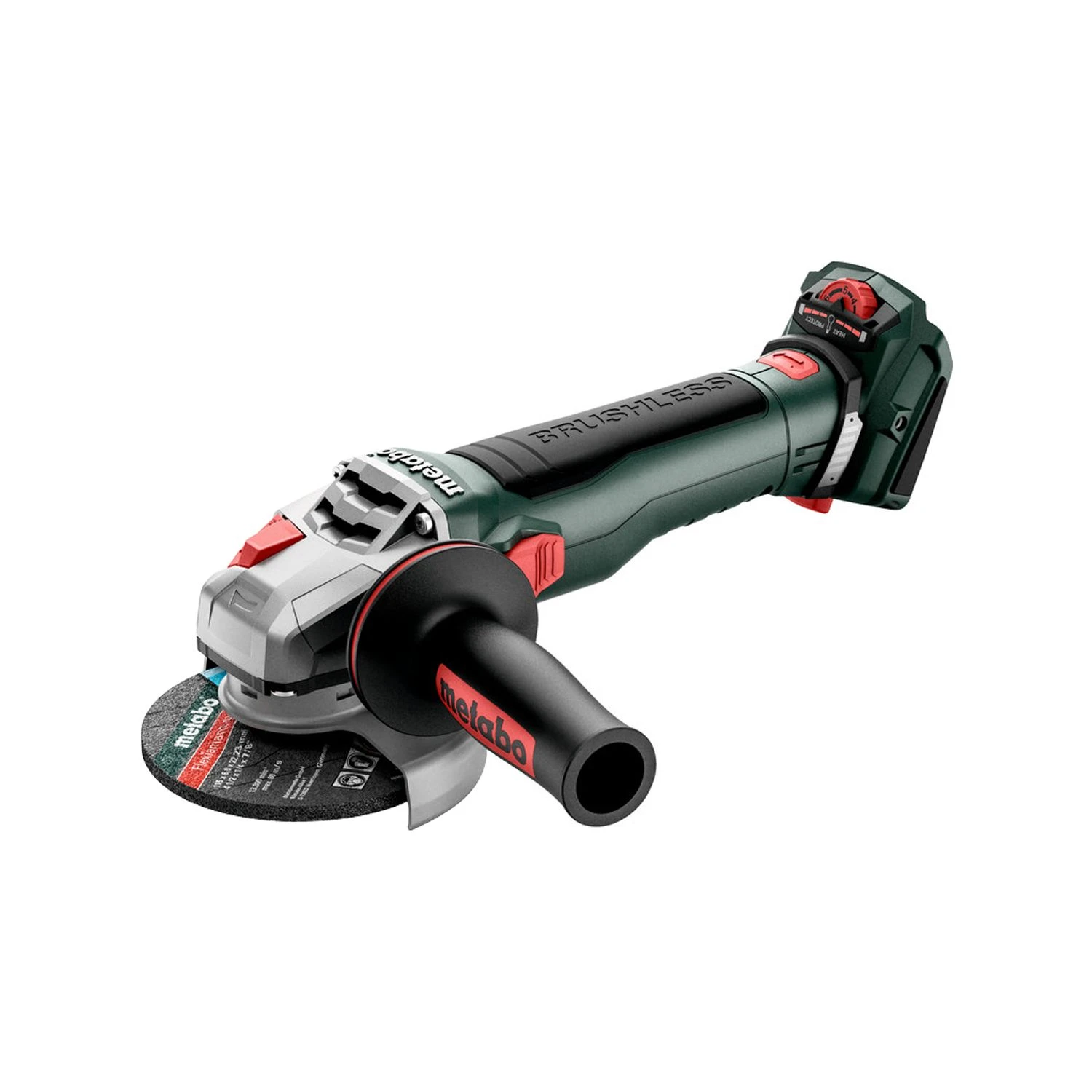 Metabo WVB 18 LT BL 11-115 Quick 18V Cordless Brushless 115mm Angle Grinder With 4 X Diamond Blades & MetaBox 4 Metabo WVB 18 LT BL 11-115 Quick 18V Cordless Brushless 115mm Angle Grinder With 4 X Diamond Blades & MetaBox - Image 2