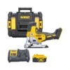 DeWalt DCS335 18V XR Cordless Brushless Body Grip Jigsaw With 1 X 5.0Ah Battery, Charger & DWST1-70703 TStak Case 2 DeWalt DCS335 18V XR Cordless Brushless Body Grip Jigsaw With 1 X 5.0Ah Battery, Charger & DWST1-70703 TStak Case -ToolMax Store 61dab95a2dafcdfb0e10bc82ce8629b2