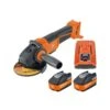 Fein CCG 18-125 BLPD SELECT 18V Cordless Brushless Angle Grinder Paddle With 2 X 5.2Ah Batteries & Charger -ToolMax Store 71200462000 kit 4