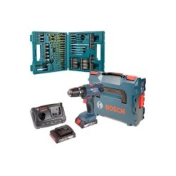 Bosch GSB18V-21 Combi Drill + B-49373 75Pc Drill Set