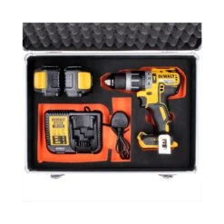 DeWalt DCD796 18V XR Brushless Combi Drill With 2 X 4.0Ah Batteries, Charger, 70 Piece Acc. Set In Case -ToolMax Store dcd796 kit 138 3