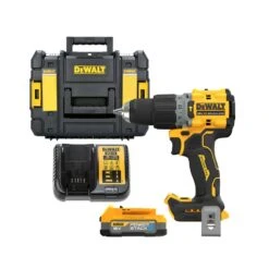 DeWalt DCD805 18V Brushless Powerstack Combi Drill With 1 X 1.7Ah Battery, Charger & Case