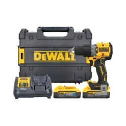 DeWalt DCD805H2T-GB 18V XR Cordless Brushless Combi Drill With 2 X 5.0Ah Powerstack Batteries, Charger & Carry Case