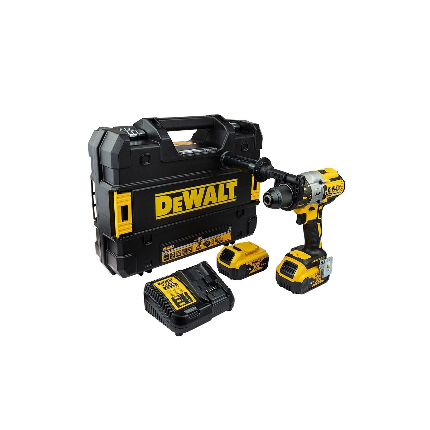 DeWalt DCD995P2 18V Brushless Combi Drill With 2 X 5.0 Ah Batteries 3 DeWalt DCD995P2 18V Brushless Combi Drill With 2 X 5.0 Ah Batteries