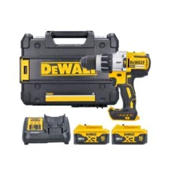 DeWalt DCD996P2 18V XRP Cordless Brushless 3 Speed Hammer Combi Drill With 2 X 5.0Ah Batteries, Charger & TSTAK Case