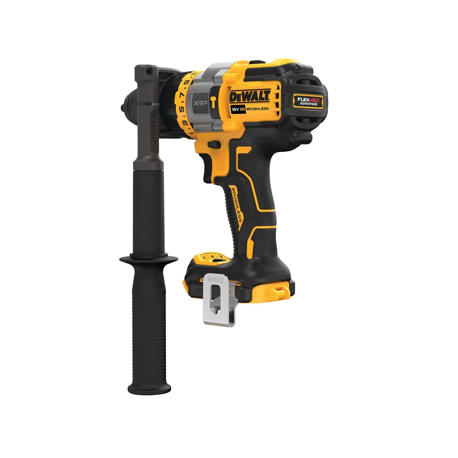 DeWalt DCD999 18V XR Cordless Brushless FlexVolt Advantage High Power Combi Drill With 1 X 5.0Ah Powerstack Battery, Charger & TSTAK Case 7 DeWalt DCD999 18V XR Cordless Brushless FlexVolt Advantage High Power Combi Drill With 1 X 5.0Ah Powerstack Battery, Charger & TSTAK Case - Image 5