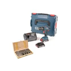 Bosch GSB18V-21 Combi Drill + 6 Piece Auger Drill Bit