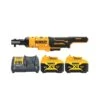 DeWalt DCF503 12V XR Cordless Brushless 3/8" Open Head Ratchet With 2 X 5.0Ah Batteries & Charger -ToolMax Store dcf503 kit 8