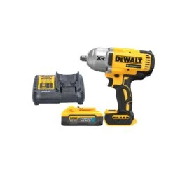 DeWalt DCF900 18V XR Cordless Brushless 1/2" High Torque Impact Wrench With 1 X 5.0Ah Powerstack Battery & Charger