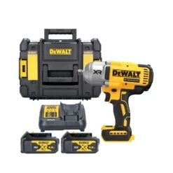 DeWalt DCF900 18V XR Cordless Brushless 1/2" High Torque Impact Wrench With 2 X 4.0Ah Batteries, Charger & TSTAK II Case