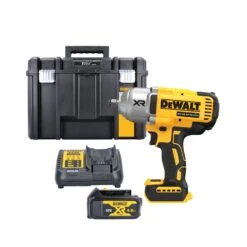 DeWalt DCF900 18V XR Cordless Brushless 1/2" High Torque Impact Wrench With 1 X 4.0Ah Battery, Charger & TSTAK VI Case