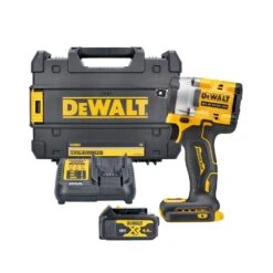 DeWalt DCF921 18V XR Cordless Brushless 1/2" Hog Ring Impact Wrench With 1 X 4.0Ah Battery, Charger & Case