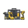 DeWalt DCK207P2T 18V Cordless Brushless Combi Drill & SDS Plus Hammer Drill Twin Pack With 2 X 5.0Ah Batteries, Charger & Case -ToolMax Store dck207p2t