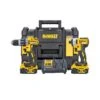 DeWalt DCK266P2T 18V XR Brushless Combi Drill & Impact Driver Twin Pack With 2 X 5.0Ah Batteries, Charger & T-Stak Case -ToolMax Store dck266p2t 1