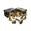 Dewalt DCK663P3 18V Li-Ion XR Cordless Brushless 6 Piece Kit With 3 X 5.0Ah Batteries, Charger & Tool Boxes -ToolMax Store dck663p3 1