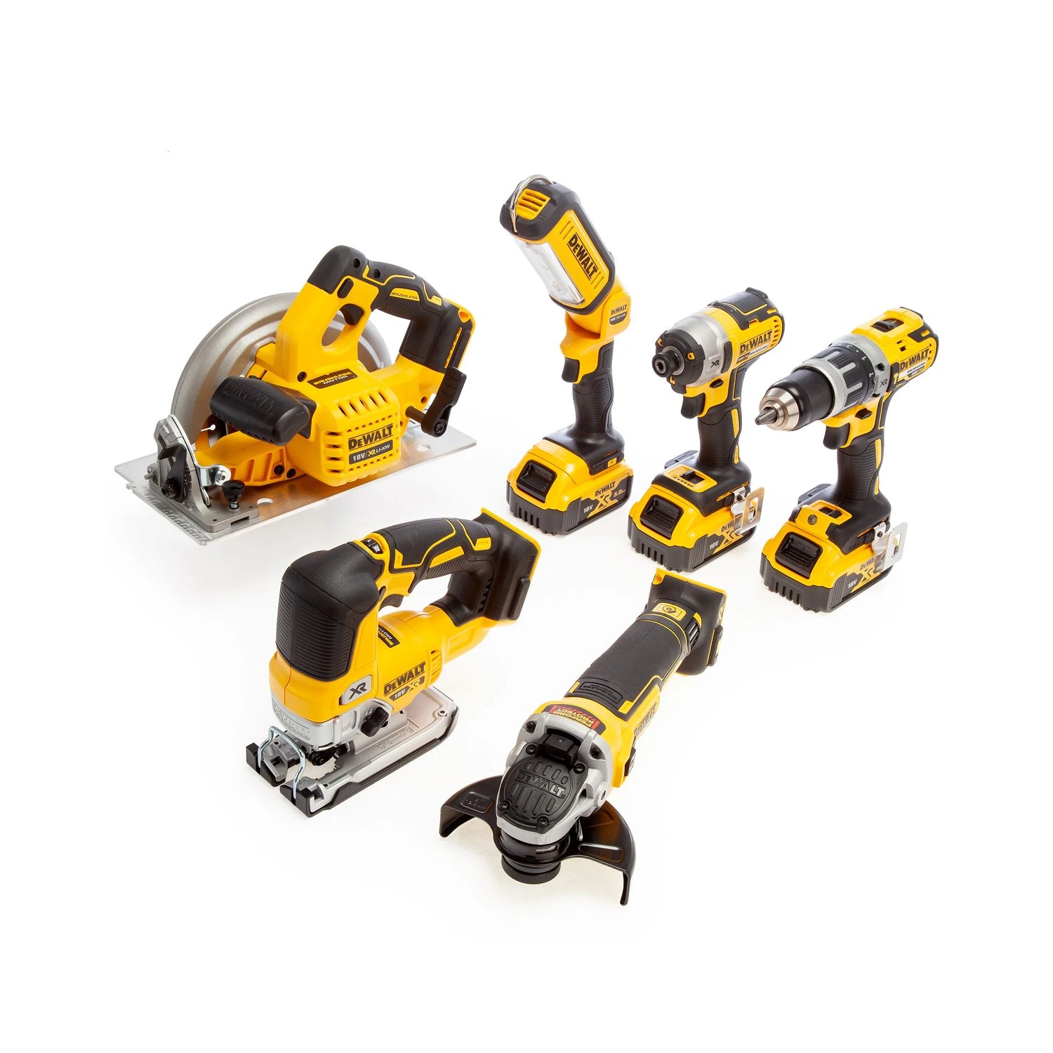 Dewalt DCK663P3 18V Li-Ion XR Cordless Brushless 6 Piece Kit With 3 X 5.0Ah Batteries, Charger & Tool Boxes 4 Dewalt DCK663P3 18V Li-Ion XR Cordless Brushless 6 Piece Kit With 3 X 5.0Ah Batteries, Charger & Tool Boxes - Image 2