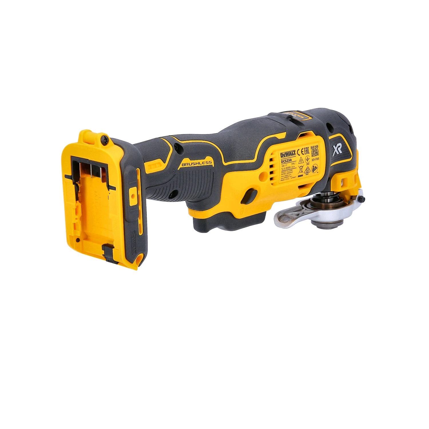 DeWalt DCS356P1 18V XR Brushless 3-Speed Oscillating Multi Tool With 1 X 5.0Ah Battery, Charger & TStak Case 9 DeWalt DCS356P1 18V XR Brushless 3-Speed Oscillating Multi Tool With 1 X 5.0Ah Battery, Charger & TStak Case - Image 7