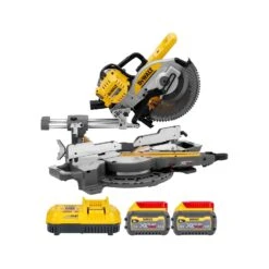 Dewalt DCS727T2 54V XR Cordless Brushless 250mm Flexvolt Double Bevel Slide Mitre Saw With 2 X 6.0Ah Batteries & Charger