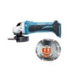 Makita DGA452 18V 115mm LXT Angle Grinder With 2 Extra Diamond Blades -ToolMax Store dga452 kit 108