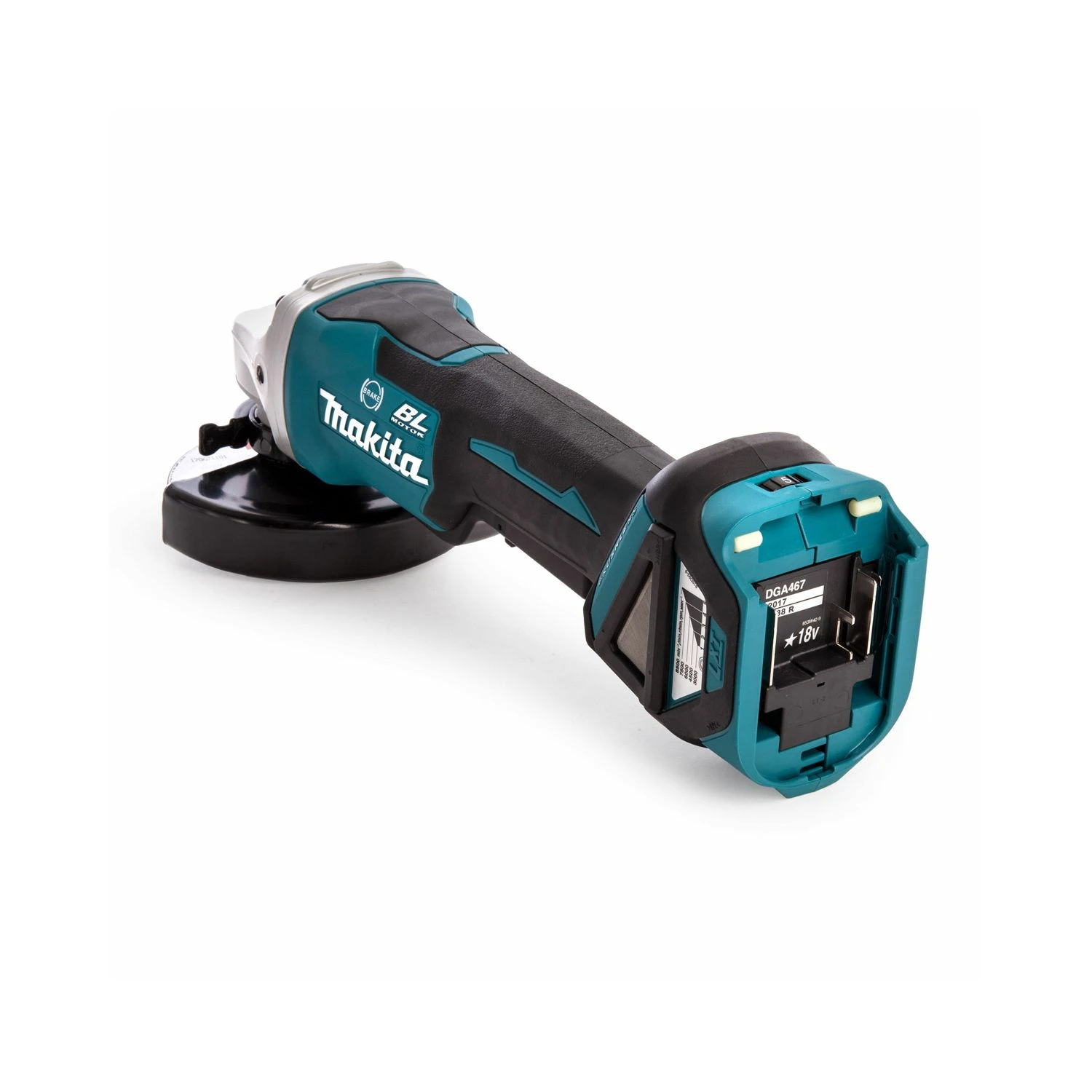 Makita DGA467Z 18V LXT Cordless Brushless 115mm Angle Grinder Bare Unit 5 Makita DGA467Z 18V LXT Cordless Brushless 115mm Angle Grinder Bare Unit - Image 3