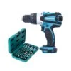 Makita DHP458 18V Cordless Compact Combi Drill With P-46464 5 Piece Hexagon Auger Bit Set -ToolMax Store dhp458 kit 106