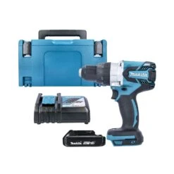 Makita DHP481 18V LXT Cordless Brushless Combi Hammer Drill With 1 X 2.0Ah Battery, Charger & Case
