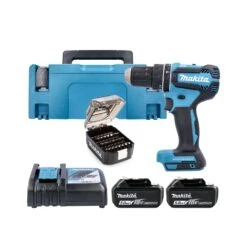 Makita DHP485TJX8 18V LXT Cordless Brushless 2-Speed Combi Drill With 2 X 5.0Ah Batteries, Charger & Case