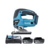 Makita DJV180 18V Cordless Li-ion Jigsaw With 2 X 5.0Ah Batteries & Charger
