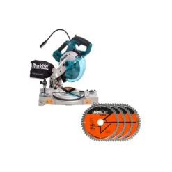 Makita DLS600 18V Mitre Saw + 48T Extreme Blade Pack Of 4