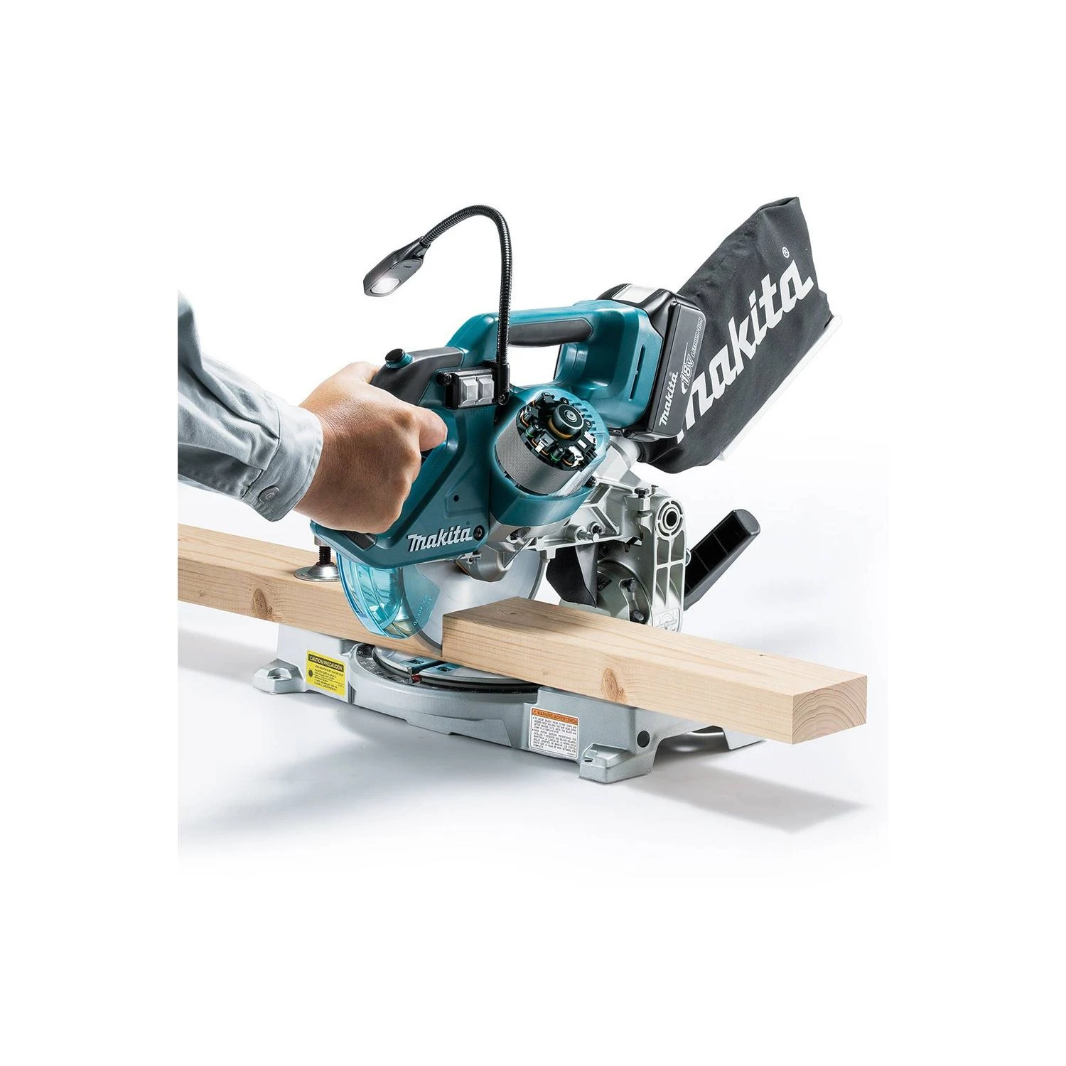 Makita DLS600 18V Mitre Saw + 48T Extreme Blade Pack Of 4 4 Makita DLS600 18V Mitre Saw + 48T Extreme Blade Pack Of 4 - Image 2