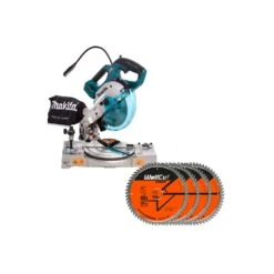Makita DLS600 18V Mitre Saw + 60T Extreme Blade Pack Of 4