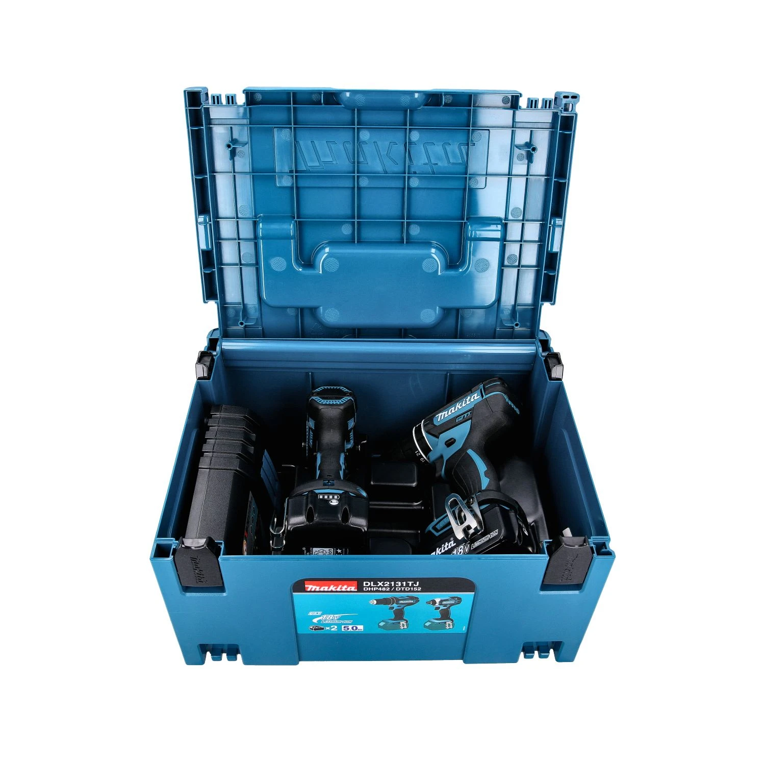 Makita DLX2131TJ 18V Combi & Impact Driver Twin Pack With 2 X 5.0Ah Batteries, Charger & Case 14 Makita DLX2131TJ 18V Combi & Impact Driver Twin Pack With 2 X 5.0Ah Batteries, Charger & Case - Image 12