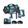Makita DLX2278TX1 18V LXT Cordless Brushless Combi Drill & SDS Plus Hammer Drill Twin Pack With 2 X 5.0Ah Batteries, Charger & Tool Bag -ToolMax Store dlx2278tx1