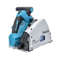 Makita DSP600 Twin 18V Cordless Brushless 165mm Plunge Saw With 2 X 1.5m Guide Rails, Connector & Case -ToolMax Store dsp600zj 03 2