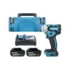 Makita DTW285RTJ 18V LXT Cordless Brushless 1/2" Impact Wrench With 2 X 5.0Ah Batteries, Charger & Type 2 Case -ToolMax Store dtw285rtj