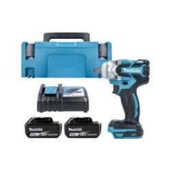 Makita DTW285RTJ 18V LXT Cordless Brushless 1/2" Impact Wrench With 2 X 5.0Ah Batteries, Charger & Type 2 Case