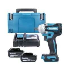 Makita DTW300 18V LXT 1/2" Brushless Impact Wrench With 2 X 4.0Ah Batteries, Charger & Case
