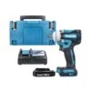 Makita DTW300 18V LXT Cordless 1/2" Brushless Impact Wrench With 1 X 2.0Ah Battery, Charger & Case -ToolMax Store dtw300 kit 49