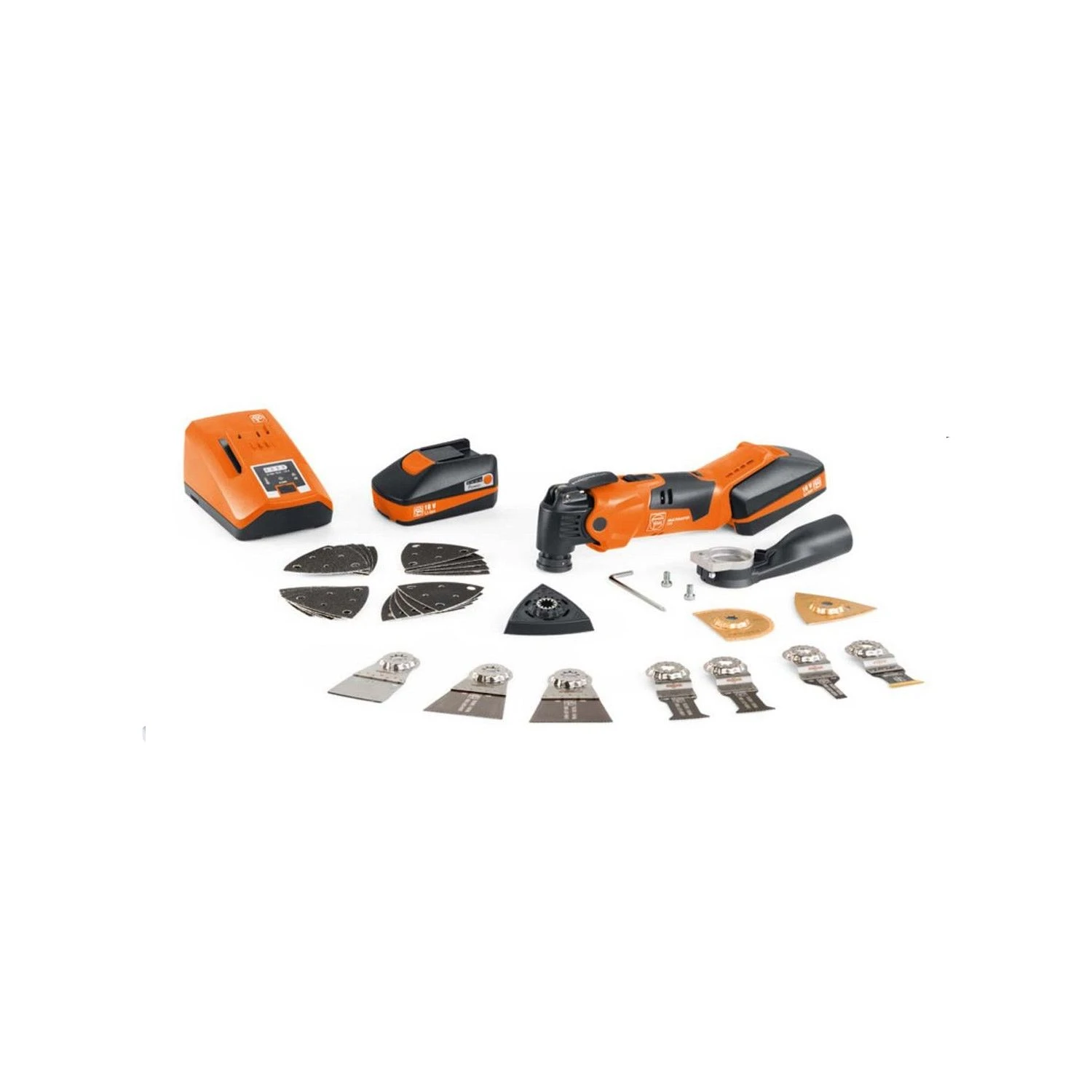 Fein AMM 500 Max Top 18V Multi-Tool & ASCD 18-200 W4 Impact With 2 X 3.0Ah Batteries, Charger & Cases 5 Fein AMM 500 Max Top 18V Multi-Tool & ASCD 18-200 W4 Impact With 2 X 3.0Ah Batteries, Charger & Cases - Image 3